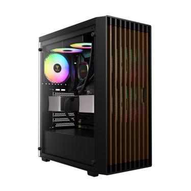Imagem de Gabinete Gamer Gamdias Aura GC4 Elite ATX 3 fans ARGB Preto