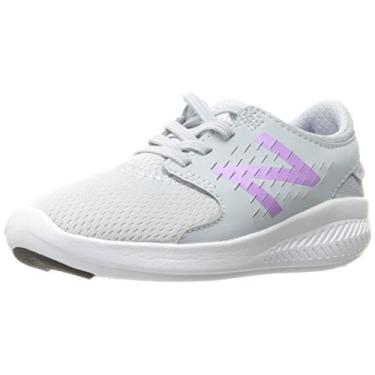 Imagem de New Balance Tênis de corrida infantil Coast V3, Cinza/roxo, 1.5 Medium US Little Kid