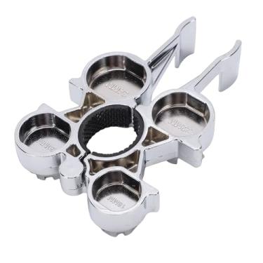 Imagem de Naroote Ferramenta de Remoção de Aerador de Torneira 12 Em 1 Metal Compacto Chave Universal Ferramenta de Aerador de Pia de Alta Compatibilidade para 16mm 18mm 20mm 22mm 24mm