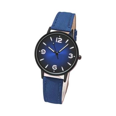 Imagem de Relógio de pulso de couro PU feminino, relógios quartzo para mulheres,