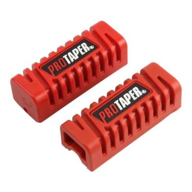 Imagem de Pedaleira De Borracha Universal Estribo Cg 160 Titan Fan Start Cb 250f Protaper Motocross Color:vermelho