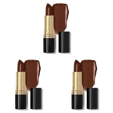 Imagem de Batom REVLON Super Lustrous Choco-Liscious 13g Pacote com 3