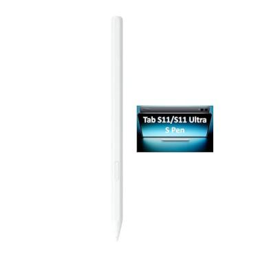Imagem de Caneta de substituição Tab S11 para tablet Samsung Galaxy Tab S11 / Tab S11 Ultra S, todas as canetas de substituição Verison Tab S11 + pontas/pontas + pinças (caneta Tab S11 - branca)