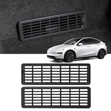 Imagem de Ermorgen 2 peças de capa de ventilação compatível com o modelo Y Juniper 2025-2026 Ventilação CA traseira sob o assento – Protetores de encaixe para manter as aberturas limpas, bloquear detritos e