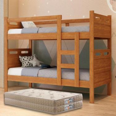 Imagem de Beliche Solteiro Com 2 Colchões, Cama completa, Barreto Lonçarcci, Con