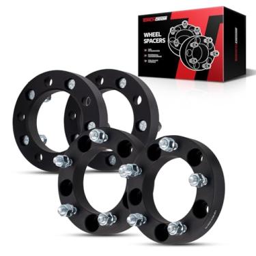 Imagem de Torchbeam Espaçadores de roda 5 x 5,5 polegadas para CJ7 1976-1986, CJ3 1959-1966, CJ5 1972-1983, CJ6 1959-1975, CJ6A 1966-1968, 5 × 139,7 mm Adaptador de roda ters 5 Lug 1/2" x 20 para furo do cubo de 108 mm