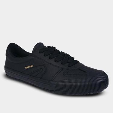 Imagem de Tênis Rainha VL 2500 Couro Unissex, Preto, 35