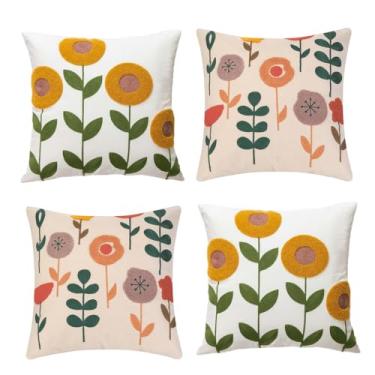 Imagem de Capas Decorativas Para Almofadas, Adequadas Para SofáS, Camas, Salas De Estar E Cadeiras(N1021-N1022-KIT4)