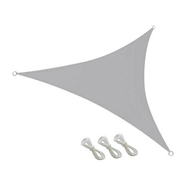 Imagem de Triangular de Sombra Canopy Abrigo para Plantas Jardim Capa Estufa Respirável Pátio Camping Piscina Bloquear Calor Alta Durabilidade Tecido Oxford 420D Fácil Pendurar com Anel Aço O-Ring