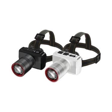 Imagem de Lanterna De Cabeça LED Recarregável Com Sensor De Movimento, À Prova D