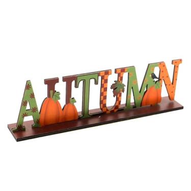 Imagem de Sclmgo Quadro de Letras Decorativo para Mesa com Tema de Outono E Colheita de ação de Graças - Enfeite para Sala de Jantar E Festas, Style a, Tamanho real