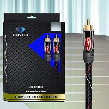 Imagem de Diamond Cable JX-2057 5 Metros - Cabo RCA para Subwoofer Ativo com Blindagem Tripla