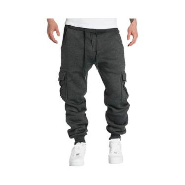 Imagem de Calças Cargo Casuais Masculinas Para Primavera E Outono, Tamanhos S-2X