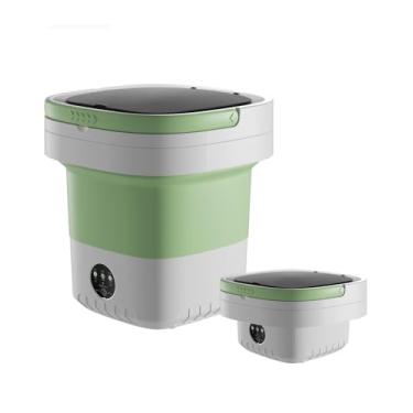 Imagem de Máquina de lavar portátil, mini lavadora dobrável de 16L com 3 modos de limpeza para roupas de bebê