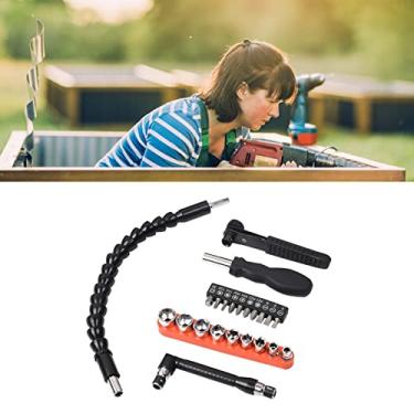 Imagem de Acouto Conjunto de Bits de Chave de Fenda Flexível, 23 Unidades, Com Eixo de Extensão e Kit de Ferramentas de Chave de Soquete para Ferramentas Elétricas e Espaços Apertados