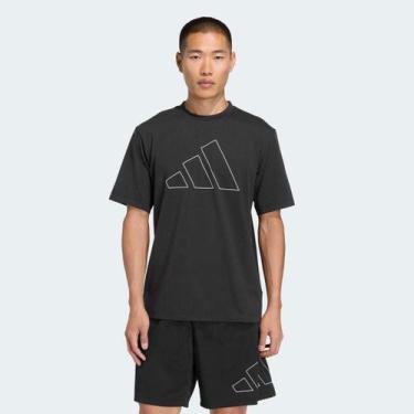 Imagem de Camiseta Adidas We Base Masculina, Preto, M