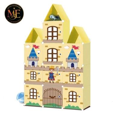 Imagem de Armário Infantil Castelinho Guarda Roupa Organizador de Brinquedos e S