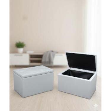 Imagem de Armazenamento médio, puff bau(BRANCO)