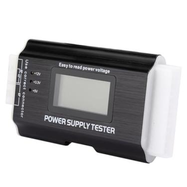 Imagem de Acouto Testador de Fonte de Alimentação de Computador Display LCD Suporte de Liga de Alumínio 20/24 Pinos ATX Testador de Fonte de Alimentação PC Computador de de Alimentação ATX Eletrônicos /