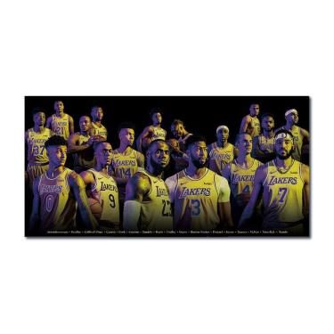 Imagem de Pôster de arte de parede Picture Lakers Anime Art 72x36cm Papel