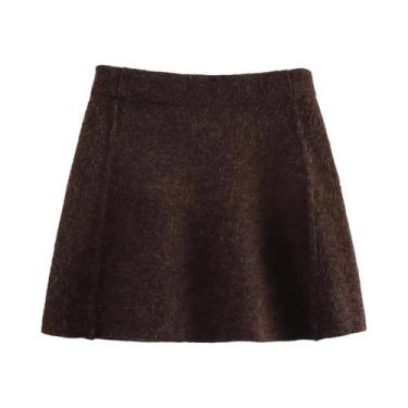 Imagem de Conjunto De Vestido Feminino De Moda Com Jaqueta De Malha E Saia, Deco