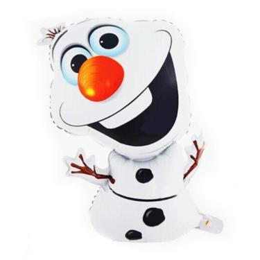 Imagem de Balão Moana Mylar Olaf Decoração de festa de aniversário 72x43cm