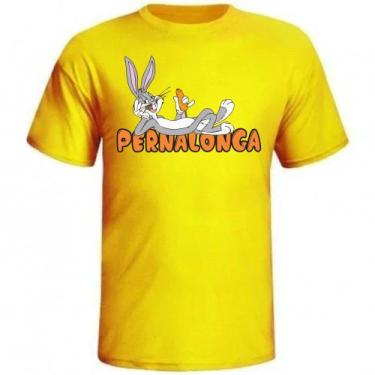 Imagem de Camiseta  Pernalonga fornecedor M&M Presentes Personalizados, Amarelo,