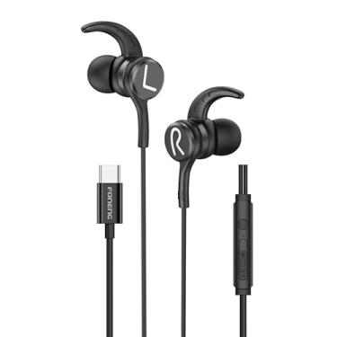 Imagem de Fone de ouvido USB C magnético com microfone com isolamento de ruído de substituição para Samsung S26 S25 S24 S23 Ultra FE A17 A16 A55 A54 fones de ouvido intra-auriculares com fio tipo fone de ouvido