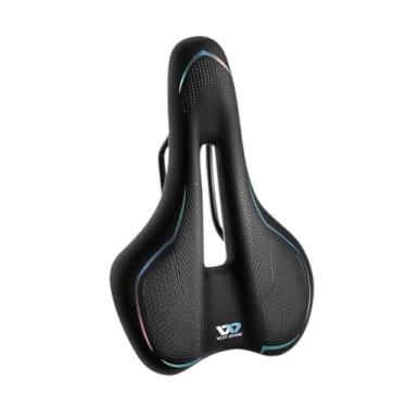 Imagem de YIJU Selim de ciclismo unissex, selim oco para mountain bike, para ciclismo e exercícios, Colorida