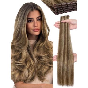 Imagem de Extensiones de cabello WIGNEE Doble Invisible OVO 45 cm 100 g 5 piezas