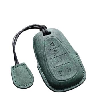 Imagem de Capa de couro para chave de carro com 4/5 botões compatível com Chevrolet Camaro Cruze Malibu 2016 2017 2018 2019 2020 Spark Sonic Onix Equinox(C8)