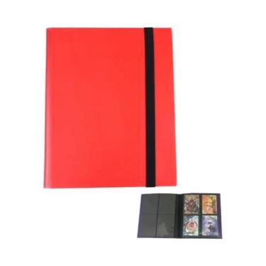 Imagem de Fichário Para Cartões De Esportes Com Múltiplos Bolsos, Capa Durável E