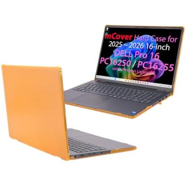 Imagem de mCover A capa é compatível apenas com laptop Windows 2025-2026 de 16 polegadas Dell Pro 16 PC16250 / PC16255 Series (Não serve para nenhum outro modelo Dell) - laranja