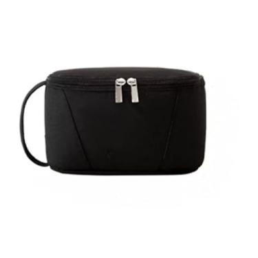 Imagem de Bolsa de Cosméticos para Viagem Grande Capacidade com Múltiplos Compartimentos – Maquiagem, Uso Diário, Academia e Viagens(Preto)