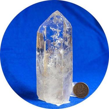 Imagem de 10 Ponta Cristal Natural Base Serrada 10 a 12 cm 300g Tipo B - Cristai
