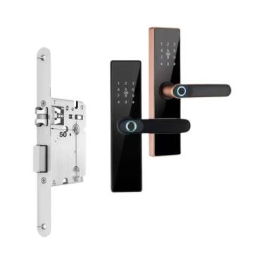 Imagem de Fechadura De Porta Inteligente WiFi CDOK Tuya Com Desbloqueio Remoto P