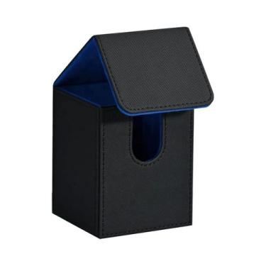 Imagem de Caixa Para Cartas Com 100+ Cartas, Em Couro PU, Com Fecho Magnético Pa