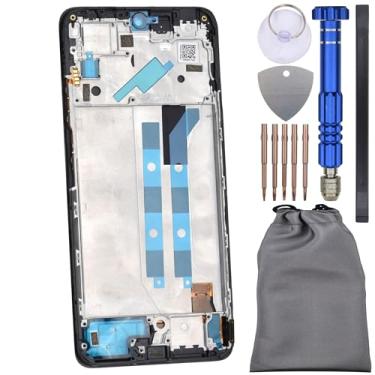 Imagem de Digitalizador de tela sensível ao toque com moldura para Xiaomi Redmi Note 11 Pro Preto 6.67