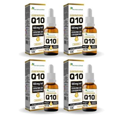 Imagem de Kit Com 04 - Coenzima Q10 (100mg) 30ml Sabor Laranja Flora Nativa-Unissex