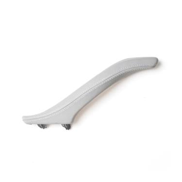 Imagem de Carro esquerda direita interior porta do passageiro puxador de couro conjunto Compatível com bmw série 5 f10 f11 f18 520i 523i 525i 528i 535i(Left Grey)