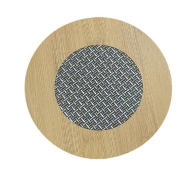 Imagem de Descanso de Panela Suporte para Panelas Quentes Redondo de Madeira - C