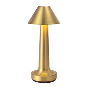 Imagem de Lâmpada de Mesa Decorativa com LEDs Recarregável via USB Controle por Toque Luz Noturna Artística para Cuidado os Olhos Quarto Sala Estar Estudo Restaurante