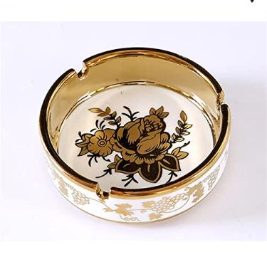 Imagem de Cinzeiro de charuto doméstico sala de estar cinzeiro de cerâmica Phnom Penh cinzeiro redondo estudo sala de chá cigarro cinzeiro escritório café restaurante cigarro cinzeiro