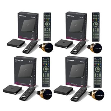 Imagem de Pacote com 4 - Formuler Z10 Android 10 banda dupla 5G 2GB RAM 8GB ROM 4K + suporte extra magnético para carro + controle remoto extra luminoso pacote com 4