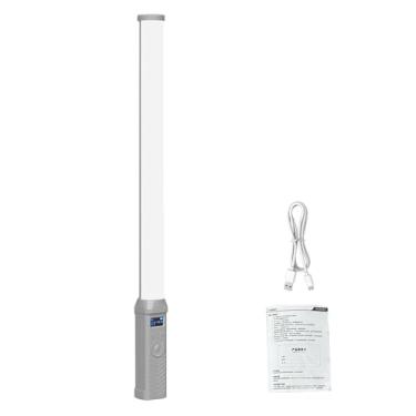 Imagem de Naroote Varinha de Luz LED RGB de 10 W, Bastão de Luz de Vídeo de 124 LEDs, de Tubo de Câmera Portátil Com 2500K-9900K CRI 95 e 3000mAh Recarregável, Ideal para Vlog, Transmissão Ao Vivo e Jogos