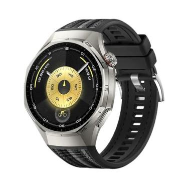 Imagem de Pulseira De Silicone E Nylon Trançado De 46mm Para Huawei Watch GT6 pr