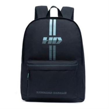 Imagem de Mochila Hd Masculina Escolar 22 Litros Reforçada Faculdade Preta Trabalho-Masculino