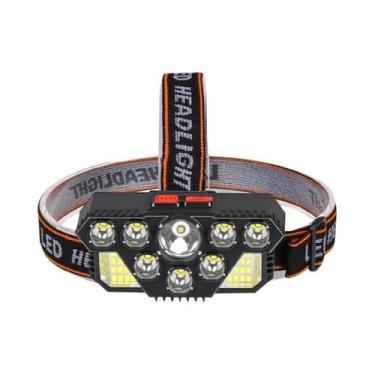 Imagem de Lanterna De Caminhada Com 8 Luzes De Segurança Ajustáveis Em Vários Ân