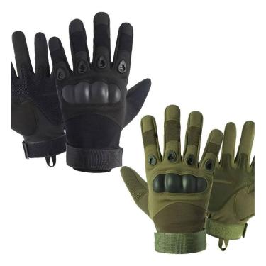 Imagem de Luva Tatica Paintball Militar Proteçao Verde G