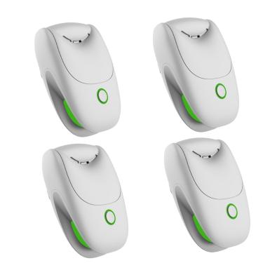 Imagem de Repelente ultrassônico de controle de pragas, repelente de mouse interno para controle de mosquitos, baratas, formigas, ratos e roedores, conecte com 3 modos (pacote com 4)